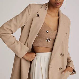 Maeve by Anthropologie Double-Breasted Blazer
